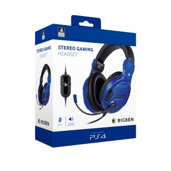 Casque Gaming BigBen pour PS4 Bleu