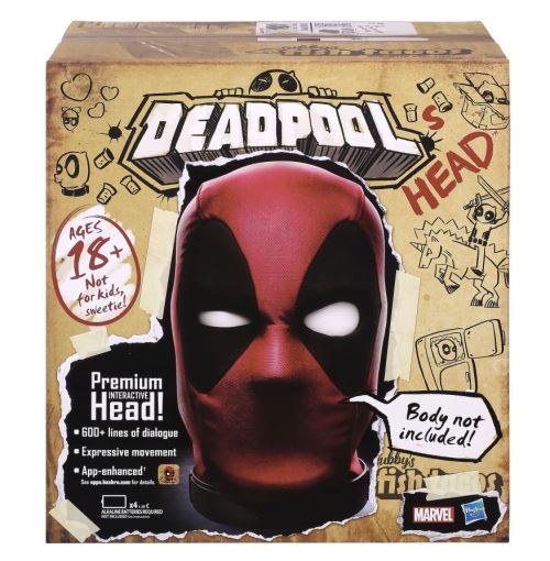 Tête de Deadpool interactive qui parle en anglais Marvel Legends Edition collector