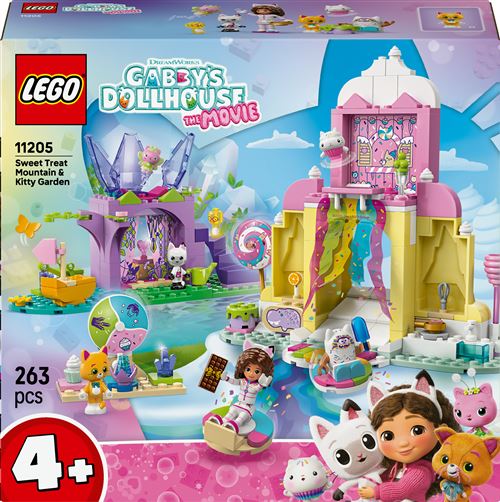 Lego Lego® Gabby'S Dollhouse 11205 La Montagne De Friandises et Le Jardin De Fée Minette