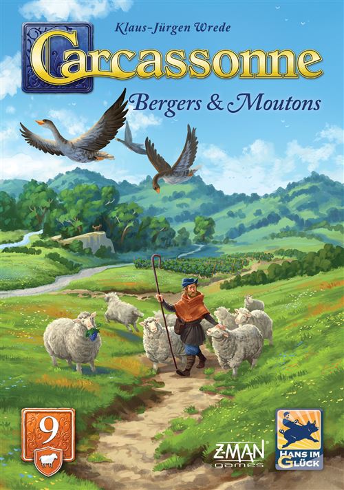 Extension de Jeu de Stratégie Asmodee Carcassonne – Moutons et Collines - vue 2