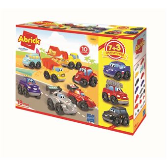 Coffret Ecoiffier Abrick 10 véhicules Fast Car