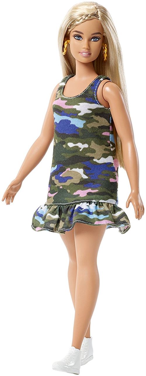 Poupée Barbie™ Fashionistas® Robe camouflage Mattel