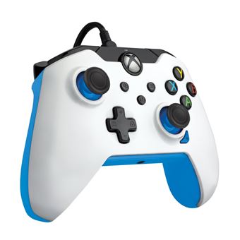 Manette filaire Pdp pour Xbox et PC Ion Blanc