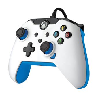 Manette filaire Pdp pour Xbox et PC Ion Blanc