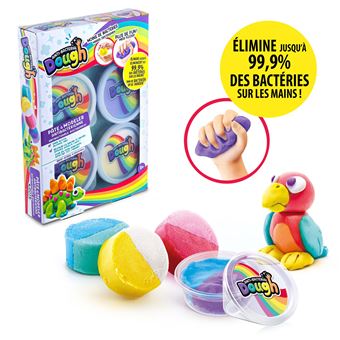 Kit créatif Antibacterial Dough 4 Pots de Pâte à modeler Antibactérienne