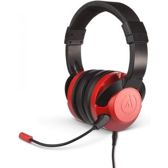 Casque Gaming Power A Noir et Rouge - 1