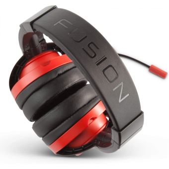 Casque Gaming Power A Noir et Rouge