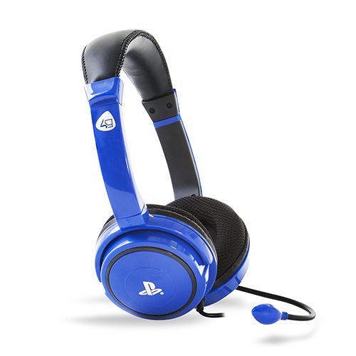 Micro-casque Gaming st&eacute;r&eacute;o 4Gamers Pro 4 40 Bleu pour PS4