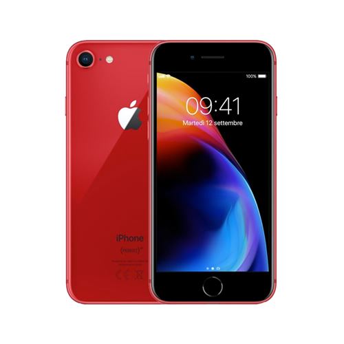 Apple Iphone 8 64Go Rouge Reconditionné Grade A Renwd