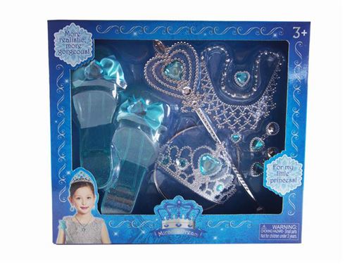 Set déguisement enfant Cesar Princesse bleu