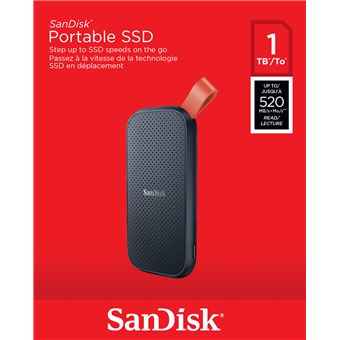 SanDisk Extreme top Portable SSD 1TB