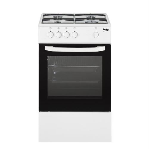 Beko CSG42000WN - Cuisinière - pose libre - largeur : 50 cm - profondeur : 50 cm - hauteur : 85 cm - blanc