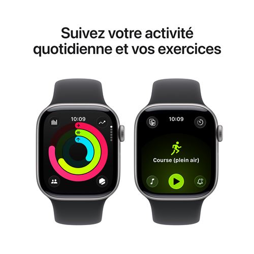 Apple Watch Series 11 GPS 42mm Boitier en Aluminium Gris