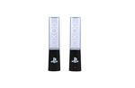 Lampe d'ambiance à lave en plastique Paladone Playstation 23 cm Noir et Transparent