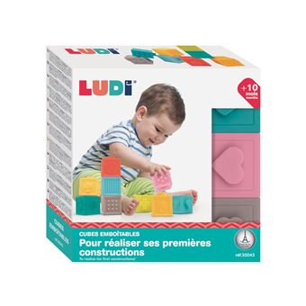 Jeu d'éveil Ludi Cubes emboîtables