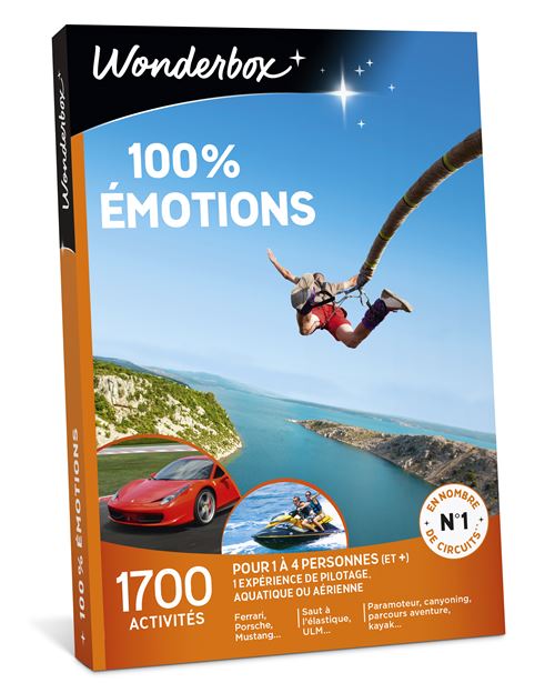 Coffret Cadeau Wonderbox 100 Emotions Coffret Cadeau Achat Prix Fnac