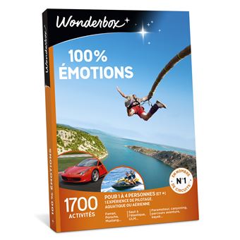 Coffret Cadeau Wonderbox 100 Emotions Coffret Cadeau Achat Prix Fnac