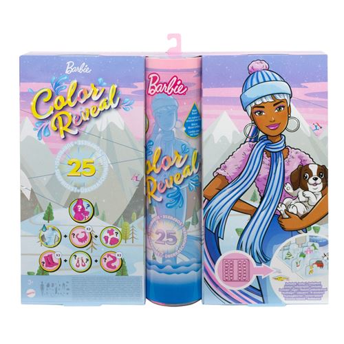 Calendrier de l'Avent Barbie Color Reveal