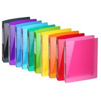 Classeur A4 maxi à 4 anneaux Exacompta Iderama 320 x 268 mm Modèle aléatoire