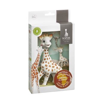 Coffret Sophie la girafe Sophie et un porte-clés