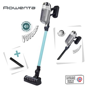 Parfaite replique de l''aspirateur balai X Force Flex de chez ROWENTA. Modele sonore qui emet un vrai bruit d''aspirateur. 3 piles LR44 incluses