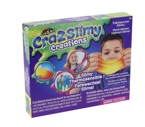 Jeu d’adresse Crazy Art Cra Z Slimy Color change Slime