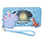 LF DISNEY CINDERELLA PRINCESS LENTICULAR SERIES ZIP AROUND WRISTLET