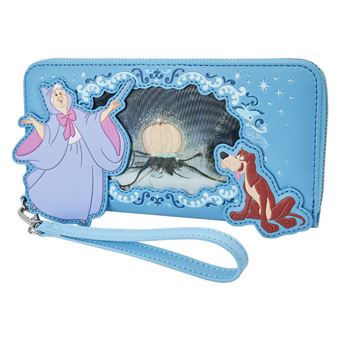 LF DISNEY CINDERELLA PRINCESS LENTICULAR SERIES ZIP AROUND WRISTLET