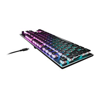 ROCCAT VULCAN TKL - Clavier - avec roulette de volume - backlit - USB - AZERTY - Français - commutateur : commutateurs linéaires Roccat Titan