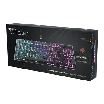 ROCCAT VULCAN TKL - Clavier - avec roulette de volume - backlit - USB - AZERTY - Français - commutateur : commutateurs linéaires Roccat Titan