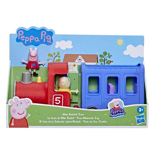 Figurines Peppa Pig Le train de Mlle Rabbit