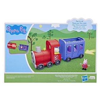 Figurines Peppa Pig Le train de Mlle Rabbit