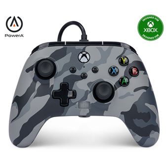 Manette filaire améliorée pour Xbox Series X/S PowerA Camouflage arctique