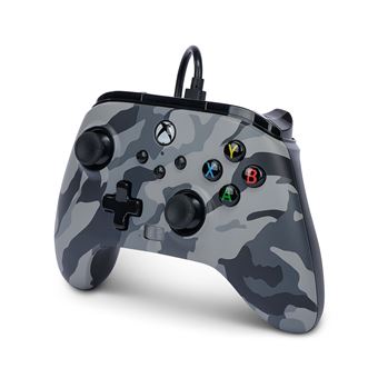 Manette filaire améliorée pour Xbox Series X/S PowerA Camouflage arctique