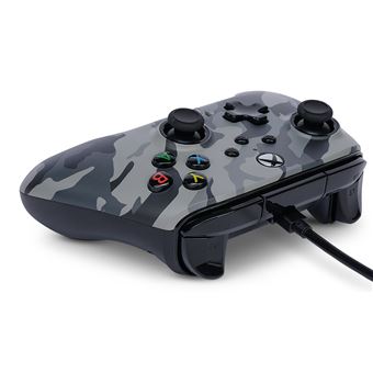 Manette filaire améliorée pour Xbox Series X/S PowerA Camouflage arctique