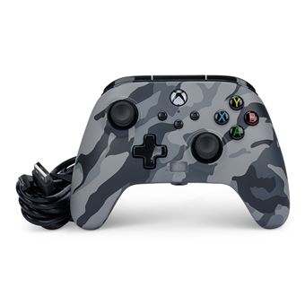 Manette filaire améliorée pour Xbox Series X/S PowerA Camouflage arctique