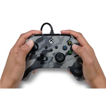 Manette filaire améliorée pour Xbox Series X/S PowerA Camouflage arctique