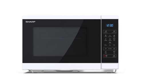 Micro-ondes 25l 900w blanc Sharp yc-ms252ae-w