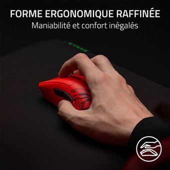 Souris Gaming sans fil Razer DeathAdder V3 Pro Faker Edition Rouge