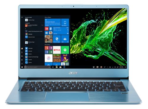 Acer Swift 3 SF314-41-R1TL - Ryzen 5 3500U / 2.1 GHz - Win 10 Home 64 bits - 8 GB RAM - 512 GB SSD - 14 IPS 1920 x 1080 (Full HD) - Radeon Vega 8 - Wi-Fi, Bluetooth - gletsjerblauw - tsb Frans
