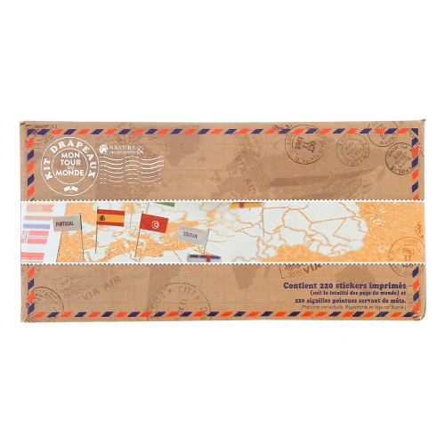 Kit drapeaux du monde