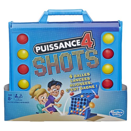 Jeu de societe Hasbro Puissance 4 Shots Jeu de strategie fnac Belgique