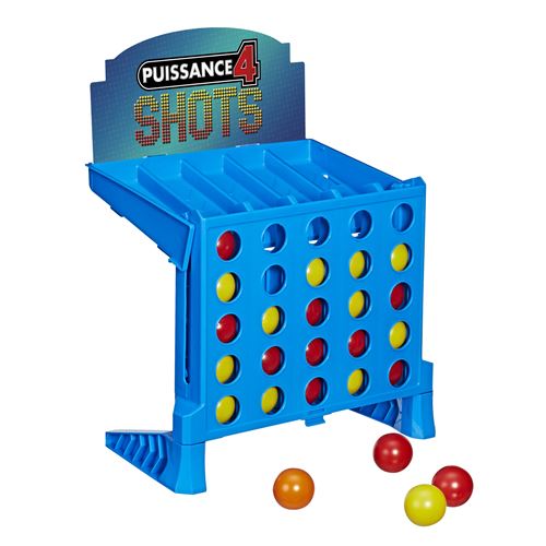 Jeu De Societe Hasbro Puissance 4 Shots Jeu De Strategie Achat Prix Fnac