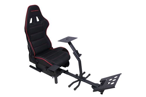 Chaise Gaming Cockpit De Simulation Nova Gaming Zenith-Gc310 Noir Et Rouge