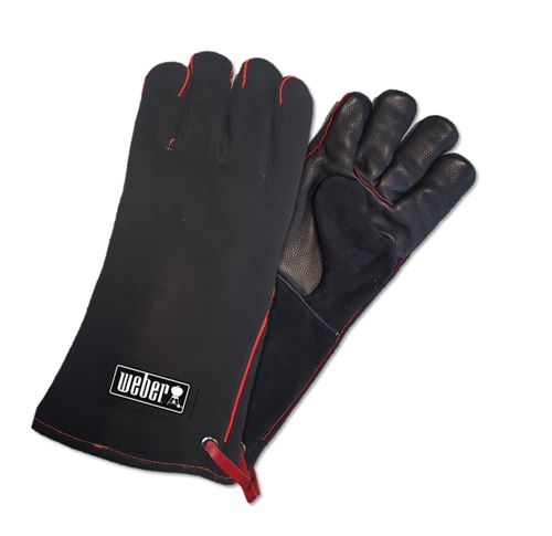 Weber beschermhandschoenen zwart en rood