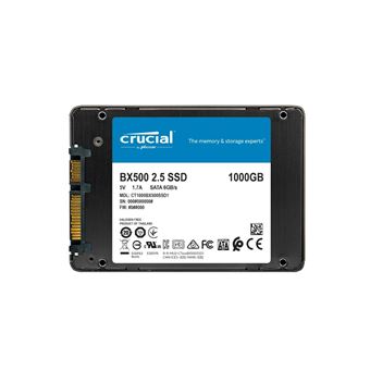 SSD interne Crucial BX500 2,5 1TO - SSD internes - Achat & prix