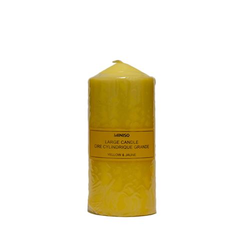 Bougie parfumée Miniso Jaune