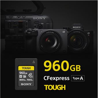Carte mémoire CF express Type-A Sony CEA‐M960T 960 Go Noir