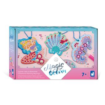 Jeu créatif Janod Magic Océan 3 Porte-Clés à diamanter - 1