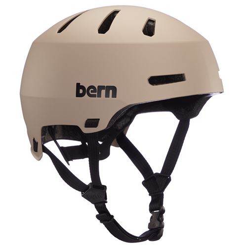 Bern Macon 2.0 Sporthelm Mat Zand Maat L